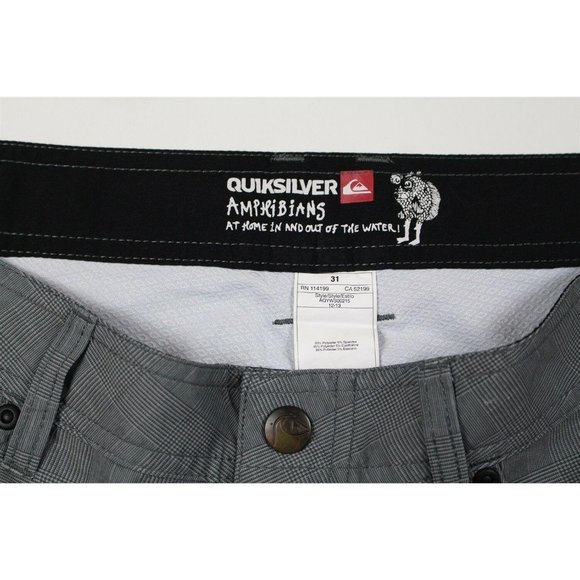 NEW Quiksilver Amphibian Chino Boardshorts MENS 31 - Picture 2 of 4